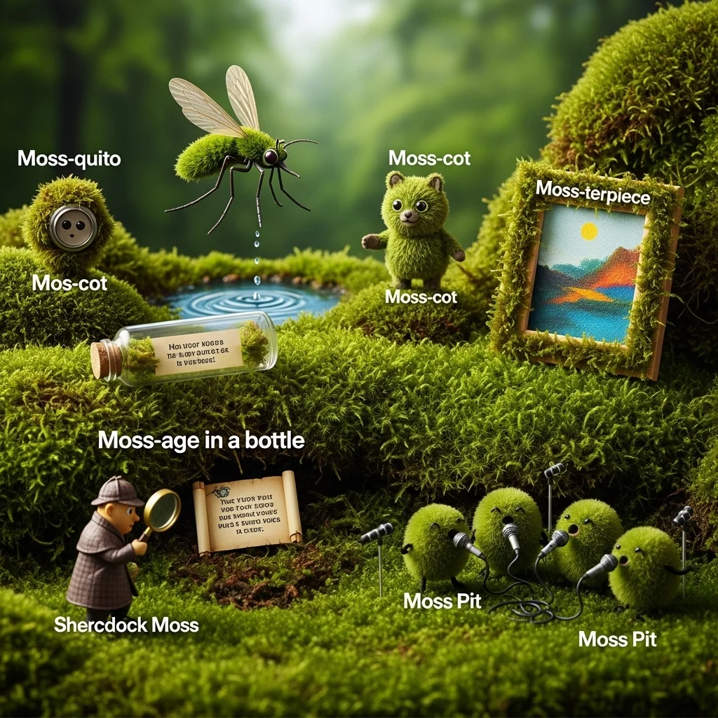 😂 Funny Moss Puns