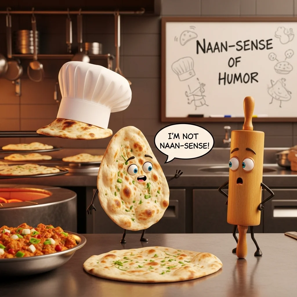 😂 Funny Naan Puns