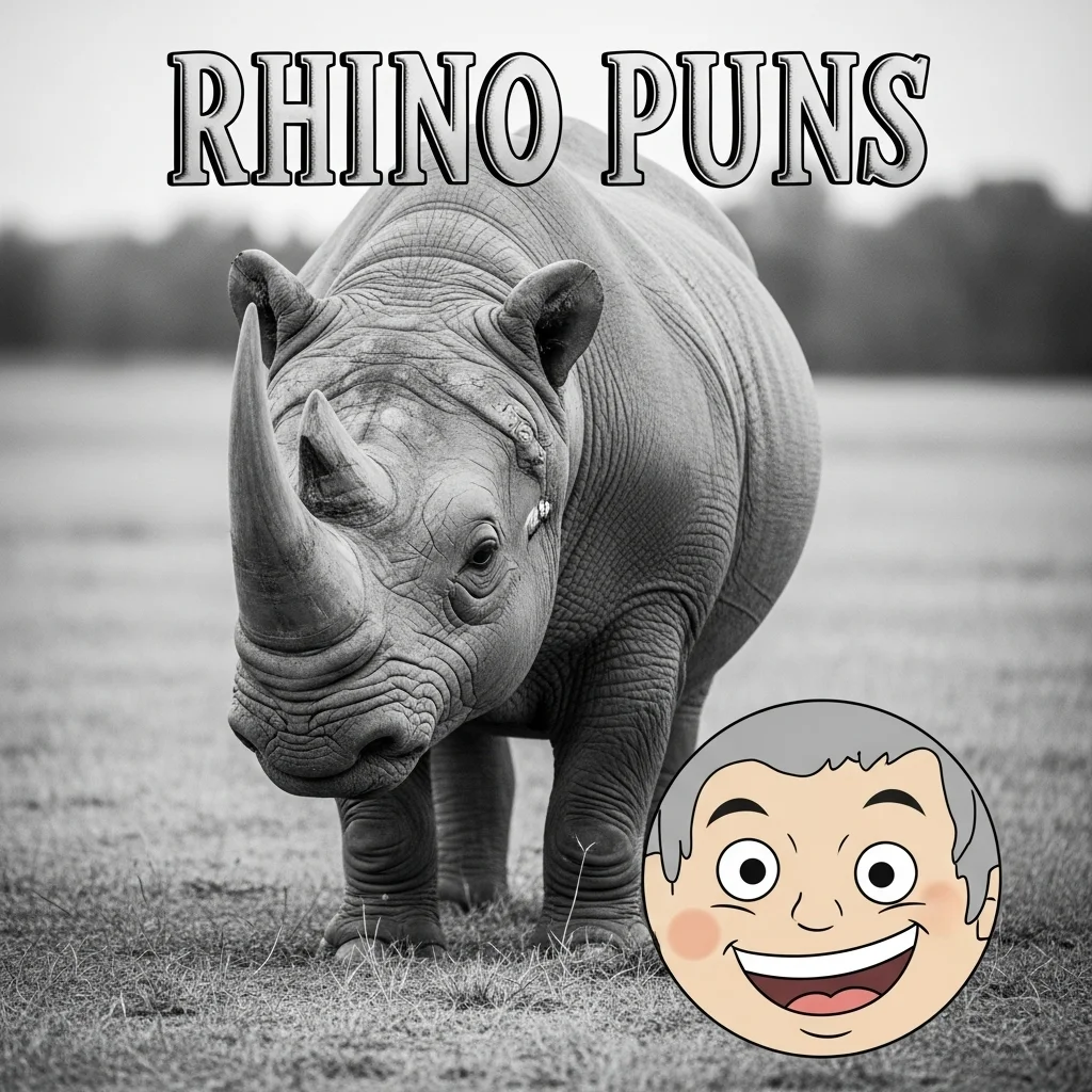 😂 Funny Rhino Puns