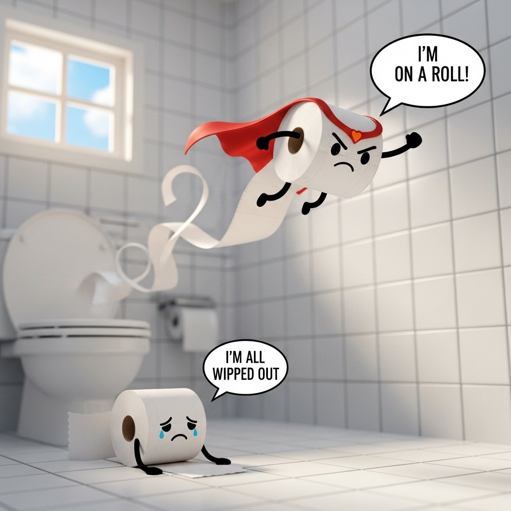 😂 Funny Toilet Paper Puns