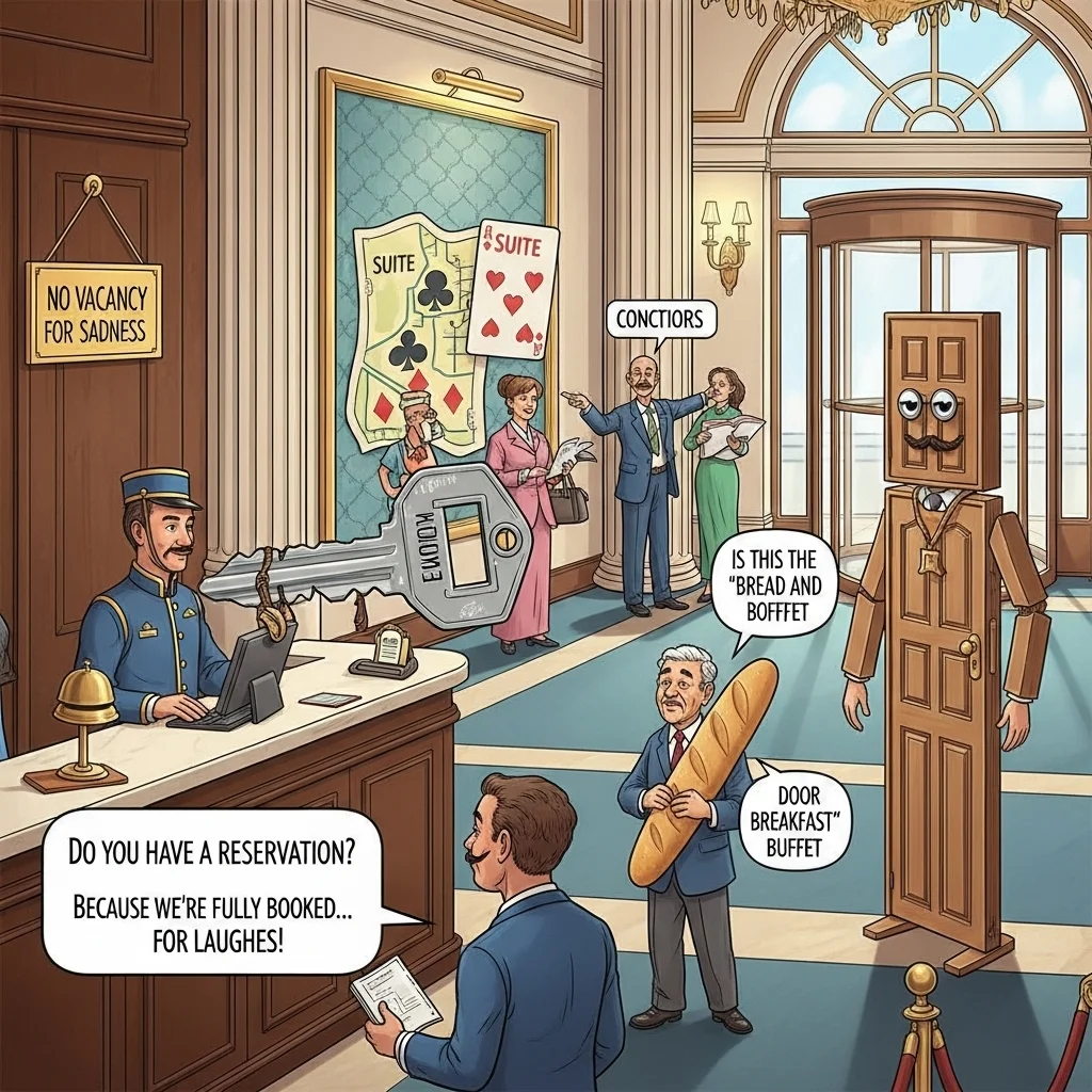 🛎️ Reception & Lobby Puns