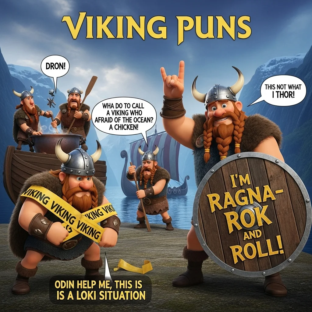 🛡️ Viking Weapon Puns