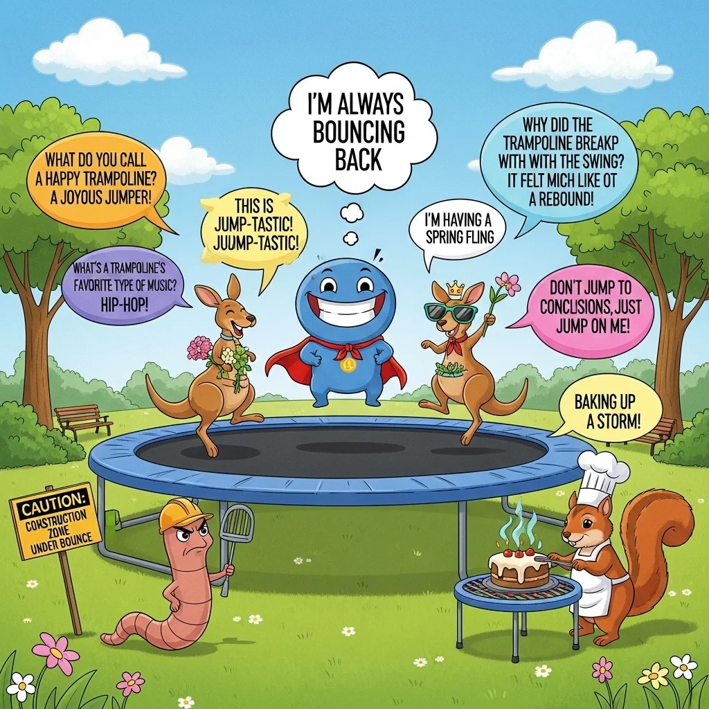 🤸 Trampoline Puns for Everyday Laughs