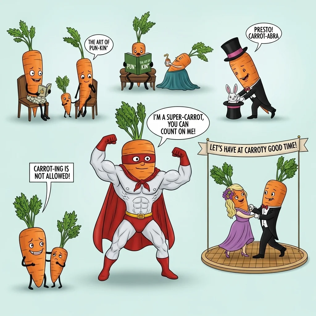 🥗 Healthy Eating Carrot Puns