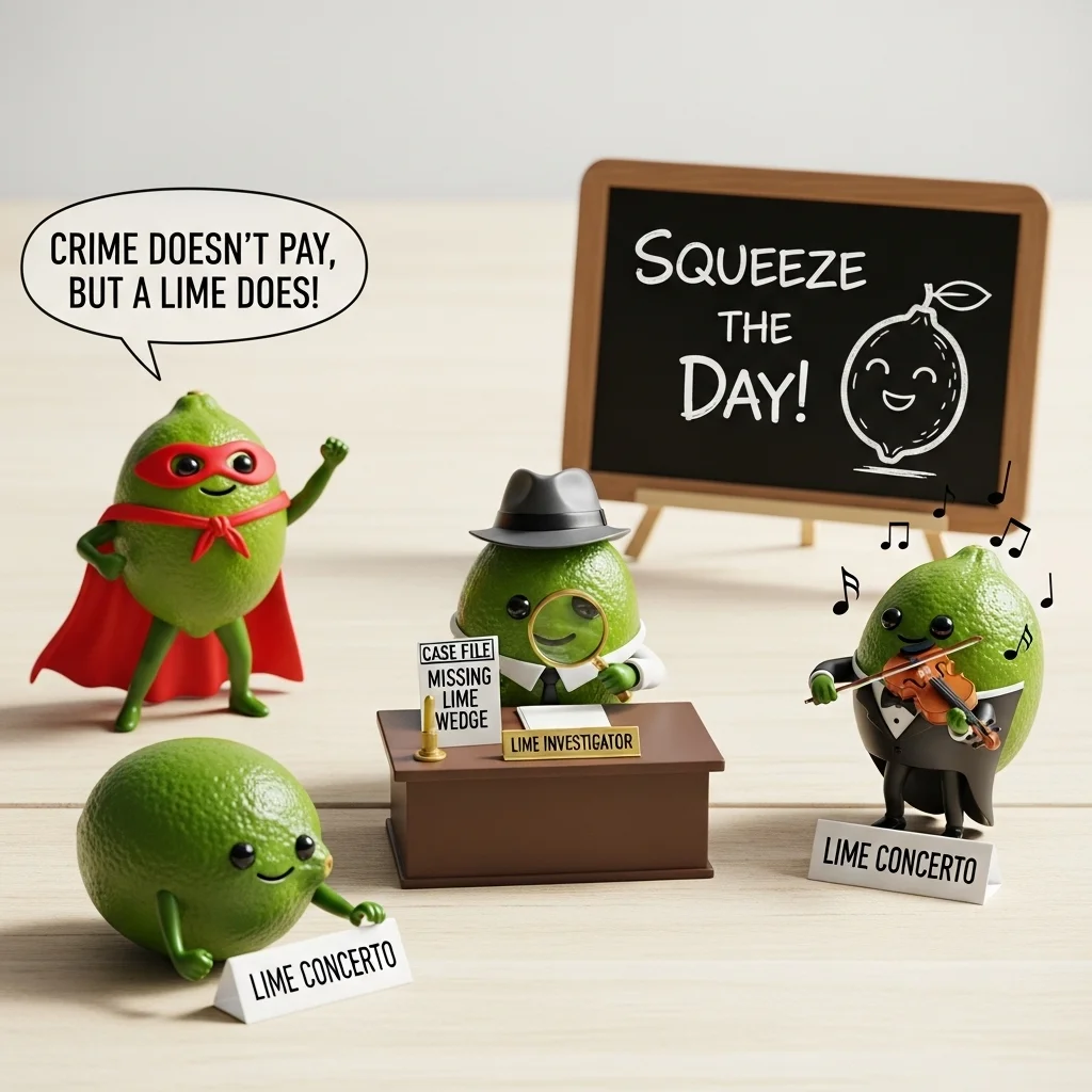 🥤 Drink & Cocktail Lime Puns