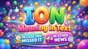 ION Meaning in Text