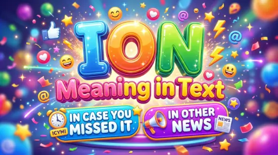 ION Meaning in Text