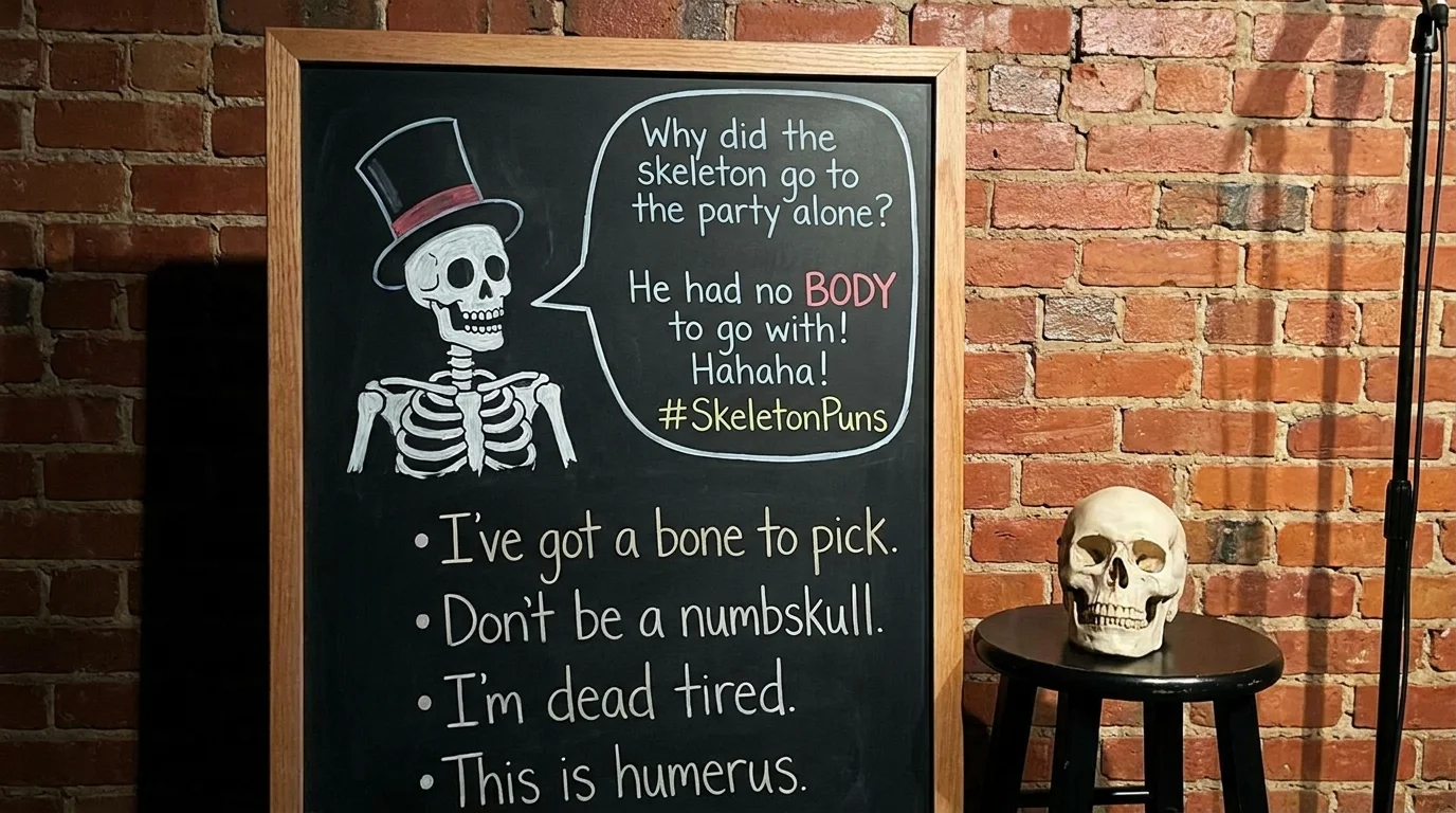 ✍️ Creative Skeleton Puns for Writers
