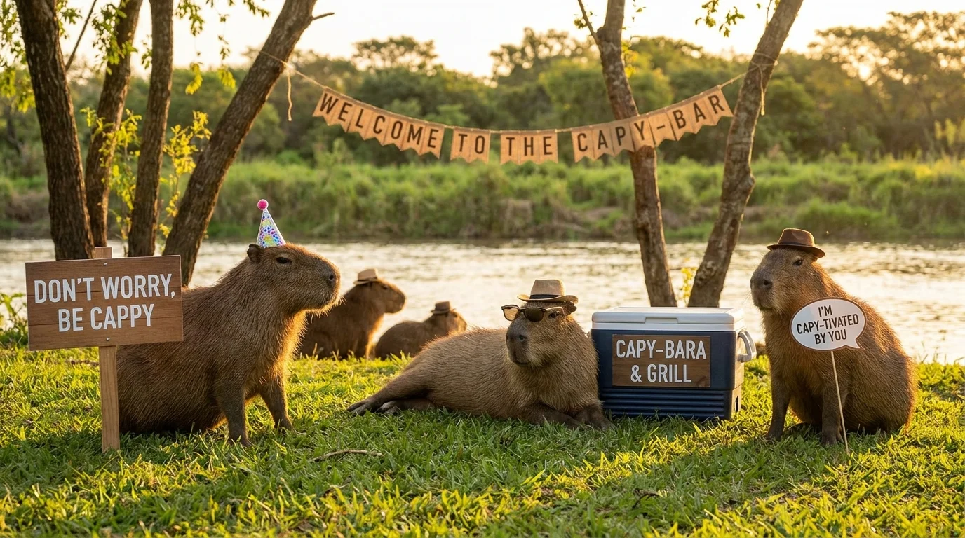 🌈 Positive Capybara Puns