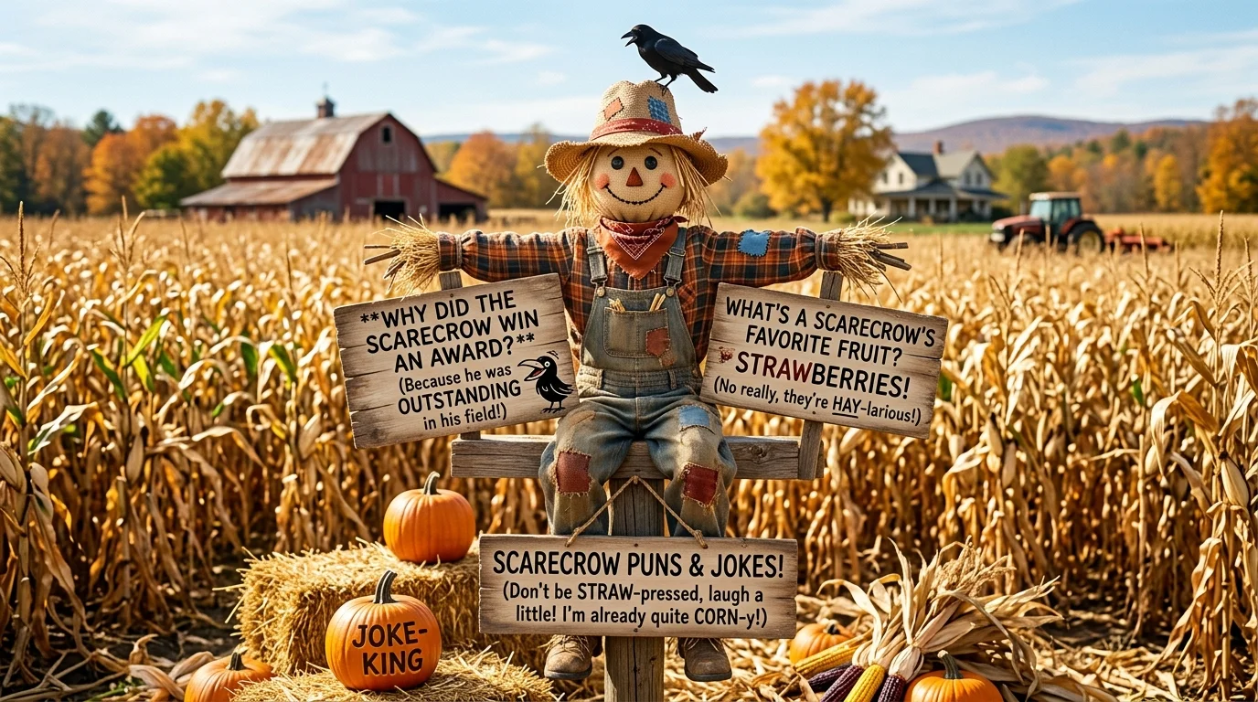 🌾 DIY and Craft Scarecrow Puns