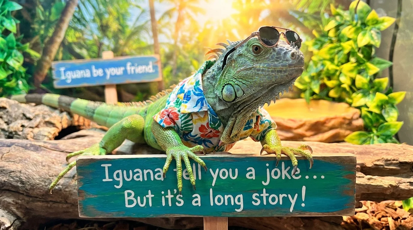 🎉 Cute Iguana Puns