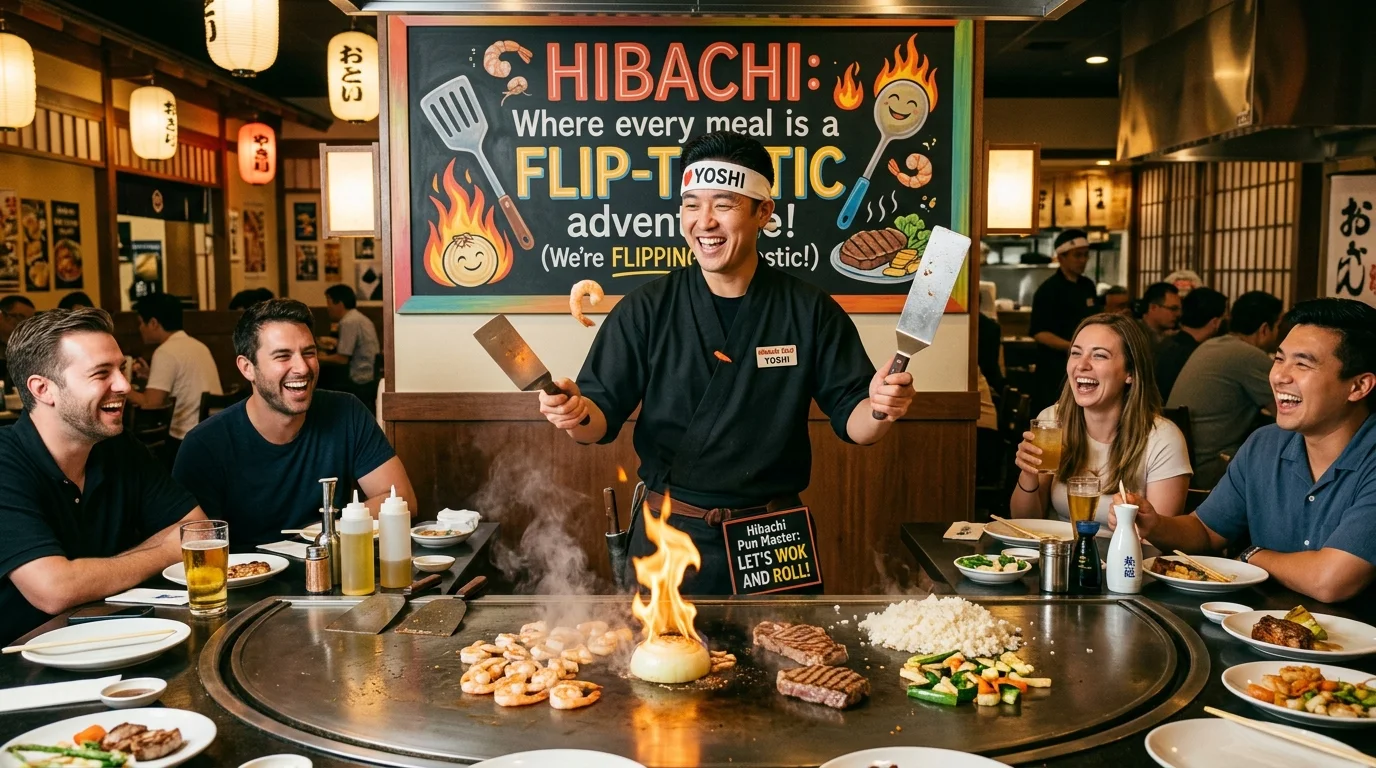 🎉 Hibachi Party Puns