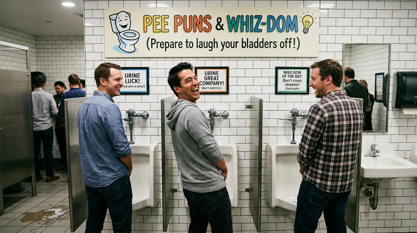🎤 One-Liner Pee Puns And Jokes