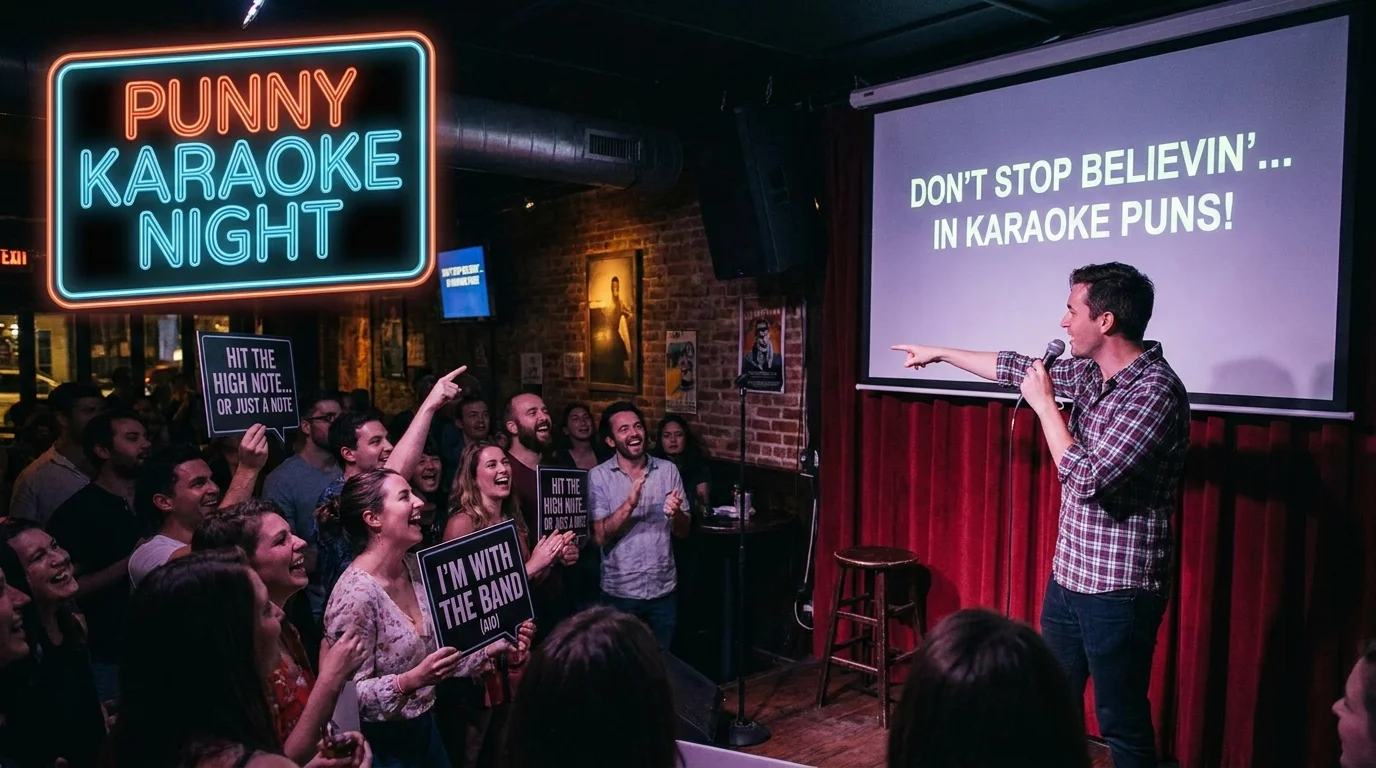 🎵 Karaoke Night Essentials Puns