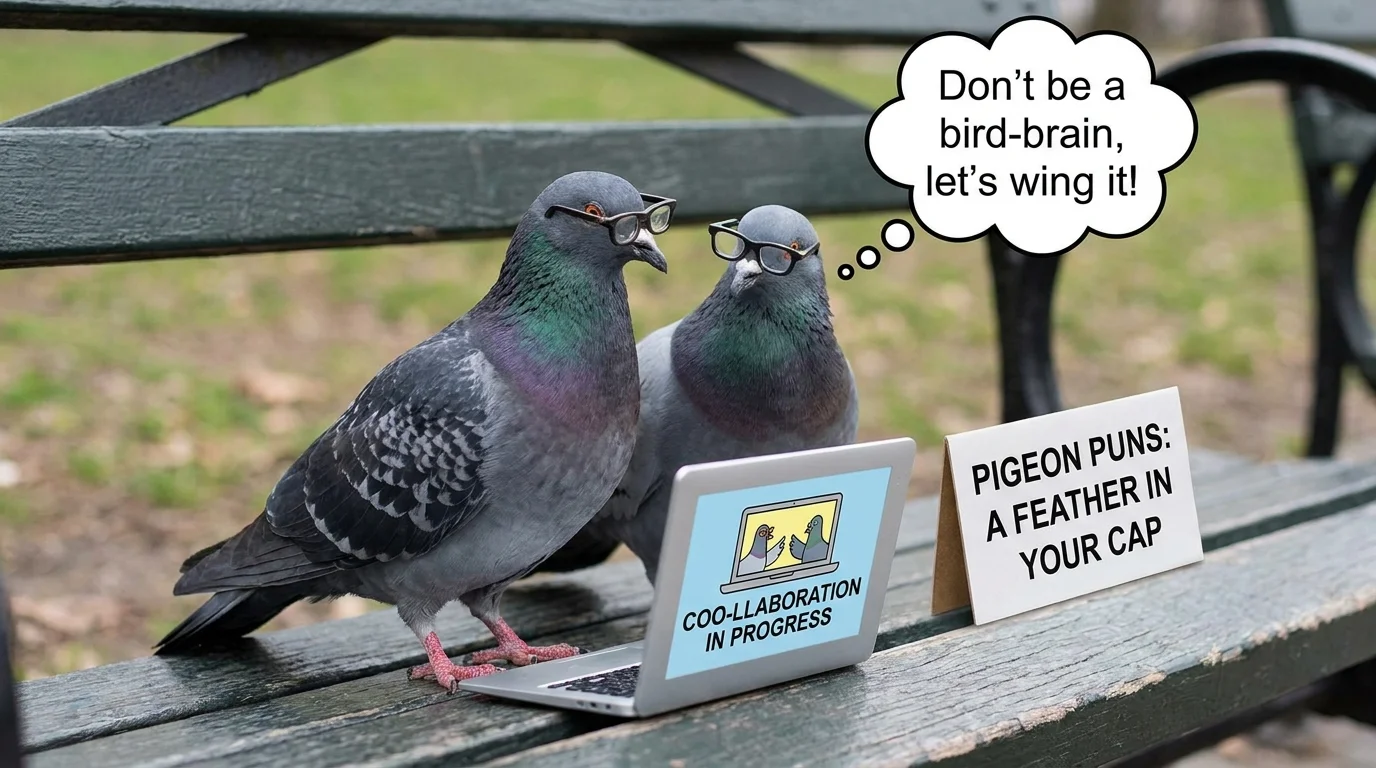 🐦 Food & Drink Pigeon Puns