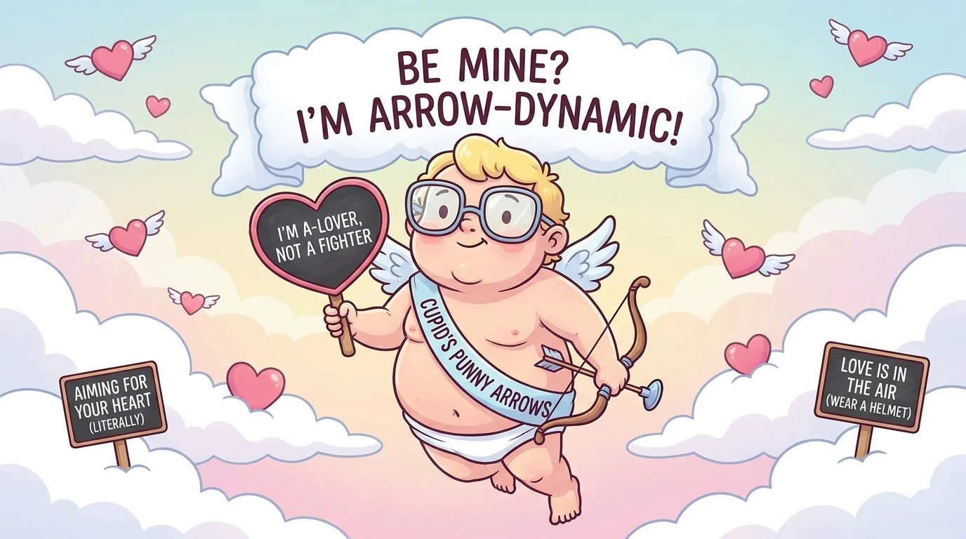 💖 Short & Sweet Cupid Puns