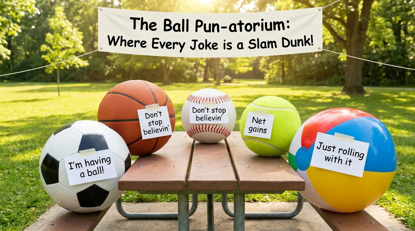 📸 Ball Caption Puns