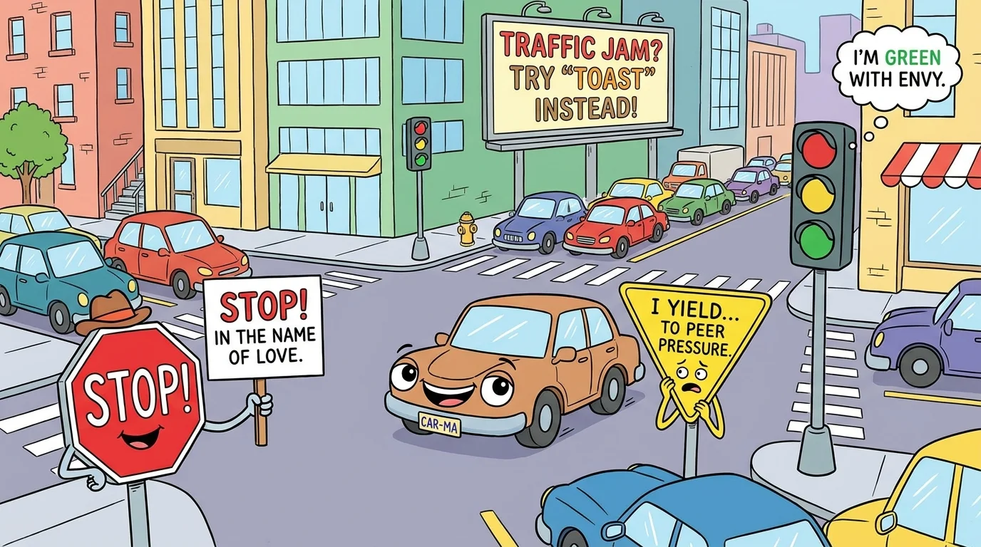 🚦 Daily Life Traffic Puns