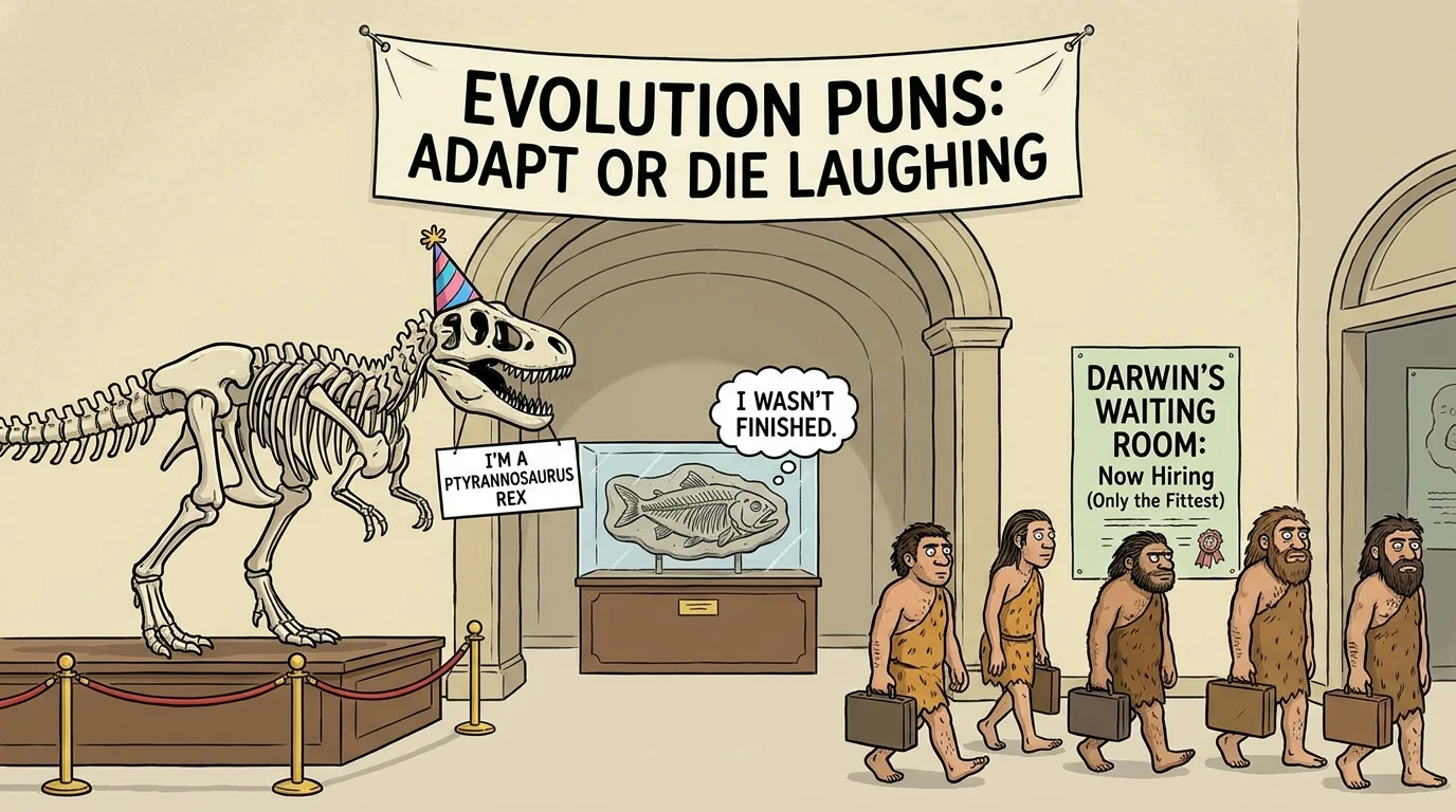 🧠 Clever Evolution Puns