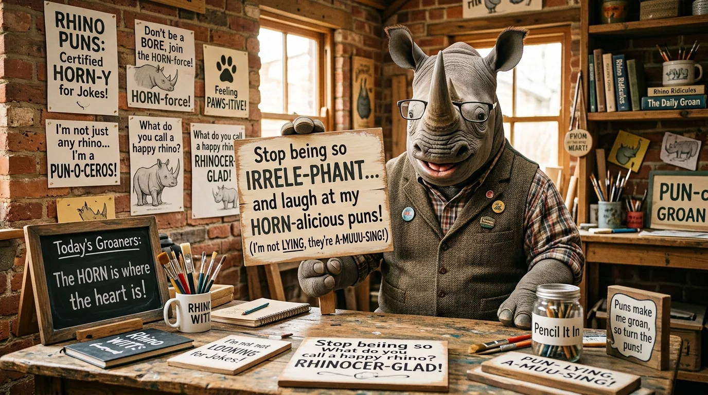 🧠 Clever Rhino Puns