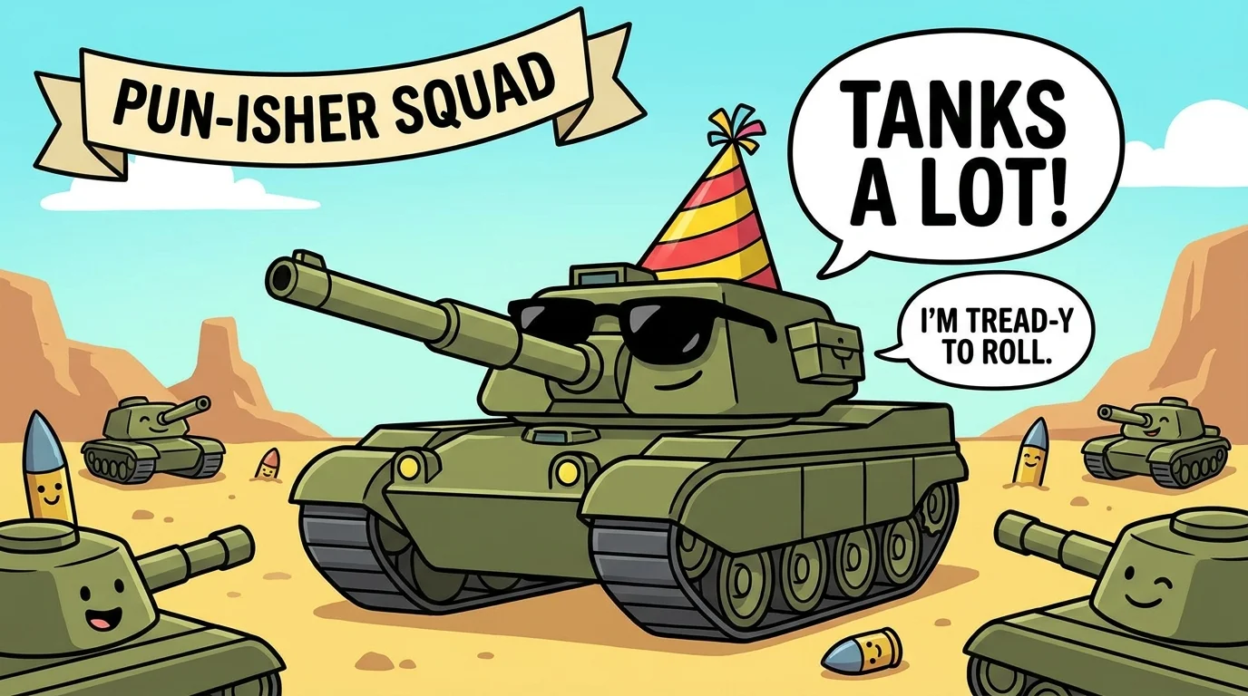 🪖 Everyday Tank Puns